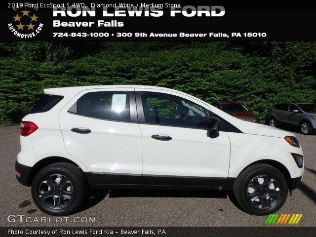 2019 Ford EcoSport S 4WD in Diamond White