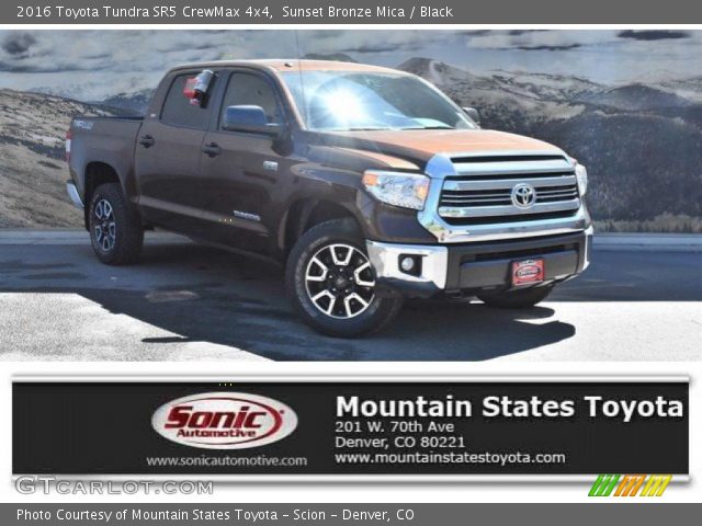 2016 Toyota Tundra SR5 CrewMax 4x4 in Sunset Bronze Mica