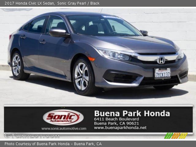 2017 Honda Civic LX Sedan in Sonic Gray Pearl