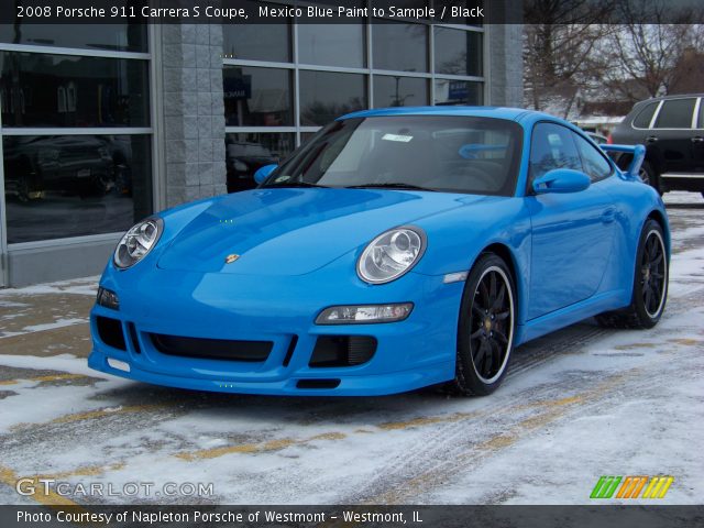 2008 Porsche 911 Carrera S Coupe in Mexico Blue Paint to Sample