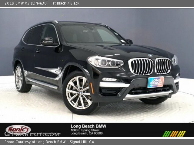 2019 BMW X3 sDrive30i in Jet Black