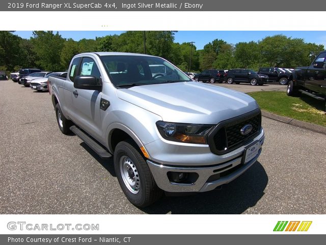 2019 Ford Ranger XL SuperCab 4x4 in Ingot Silver Metallic