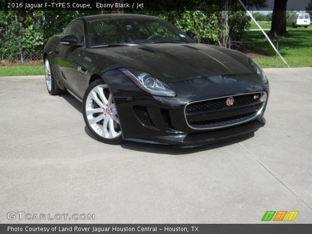 2016 Jaguar F-TYPE S Coupe in Ebony Black