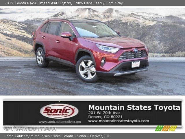 2019 Toyota RAV4 Limited AWD Hybrid in Ruby Flare Pearl