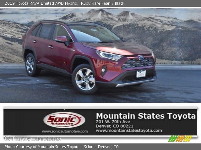 2019 Toyota RAV4 Limited AWD Hybrid in Ruby Flare Pearl