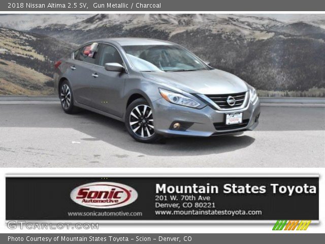 2018 Nissan Altima 2.5 SV in Gun Metallic