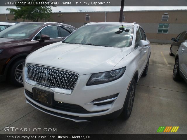 2019 Lincoln MKC Reserve AWD in White Platinum