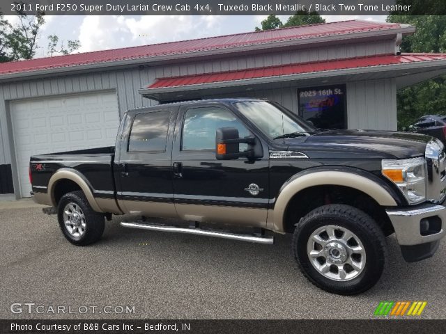 2011 Ford F250 Super Duty Lariat Crew Cab 4x4 in Tuxedo Black Metallic