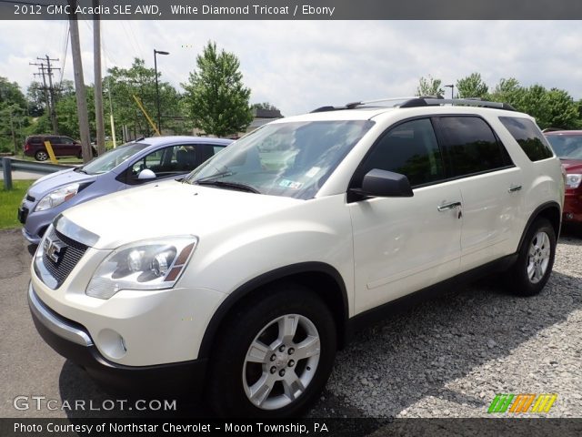 2012 GMC Acadia SLE AWD in White Diamond Tricoat