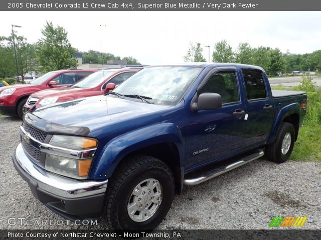 2005 Chevrolet Colorado LS Crew Cab 4x4 in Superior Blue Metallic