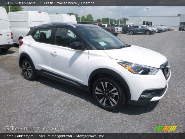2019 Nissan Kicks SR in Fresh Powder White