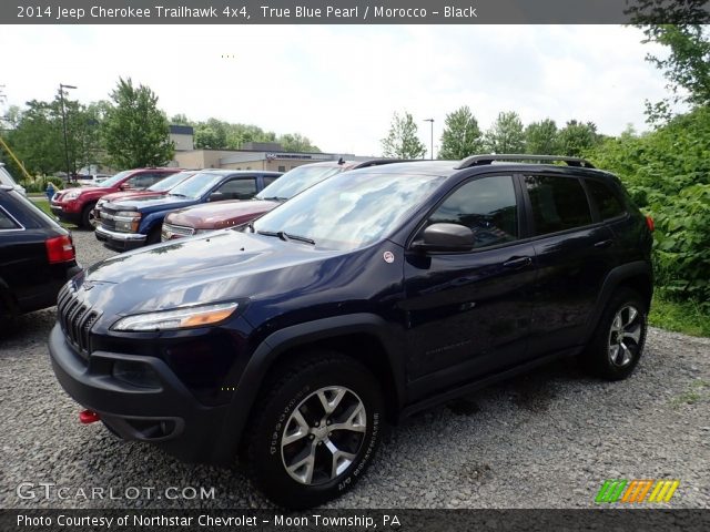 2014 Jeep Cherokee Trailhawk 4x4 in True Blue Pearl