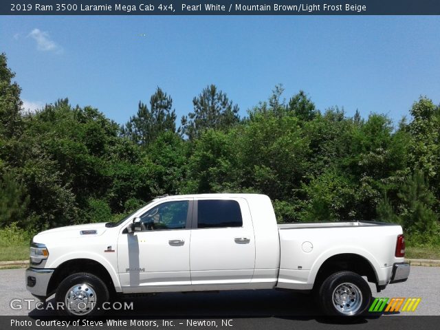 2019 Ram 3500 Laramie Mega Cab 4x4 in Pearl White