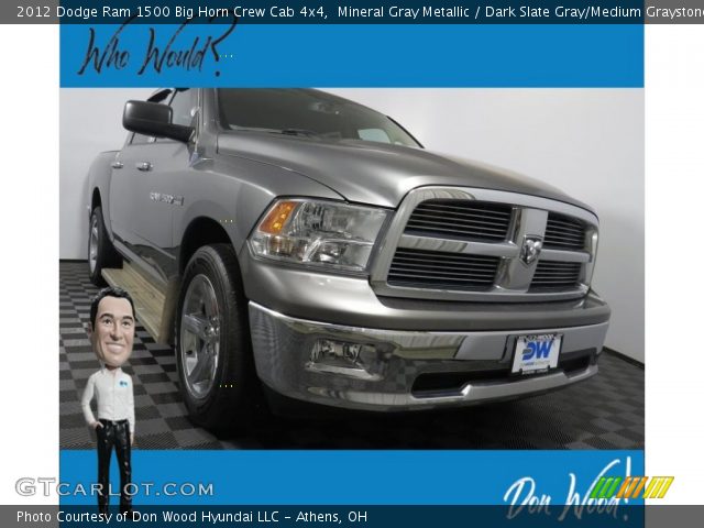 2012 Dodge Ram 1500 Big Horn Crew Cab 4x4 in Mineral Gray Metallic