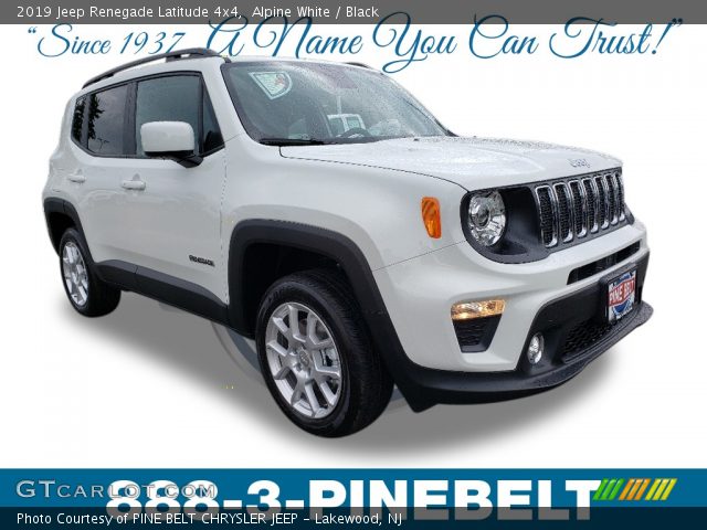 2019 Jeep Renegade Latitude 4x4 in Alpine White