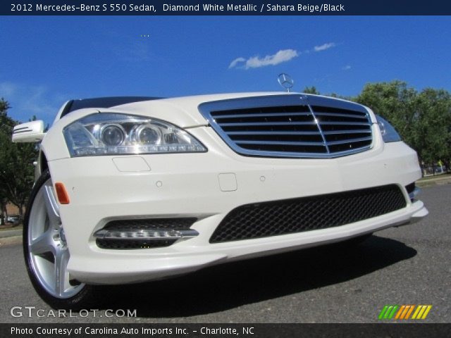 2012 Mercedes-Benz S 550 Sedan in Diamond White Metallic