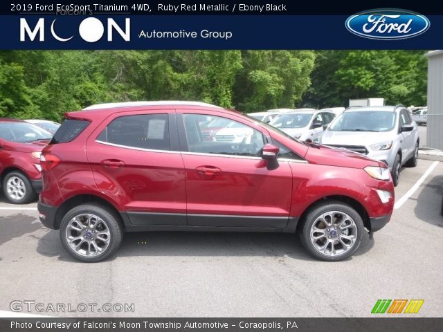 2019 Ford EcoSport Titanium 4WD in Ruby Red Metallic
