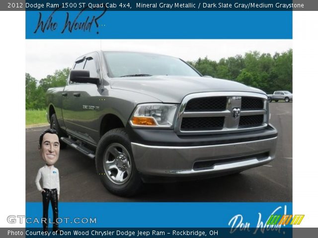 2012 Dodge Ram 1500 ST Quad Cab 4x4 in Mineral Gray Metallic