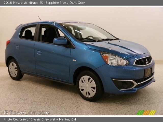 2018 Mitsubishi Mirage ES in Sapphire Blue