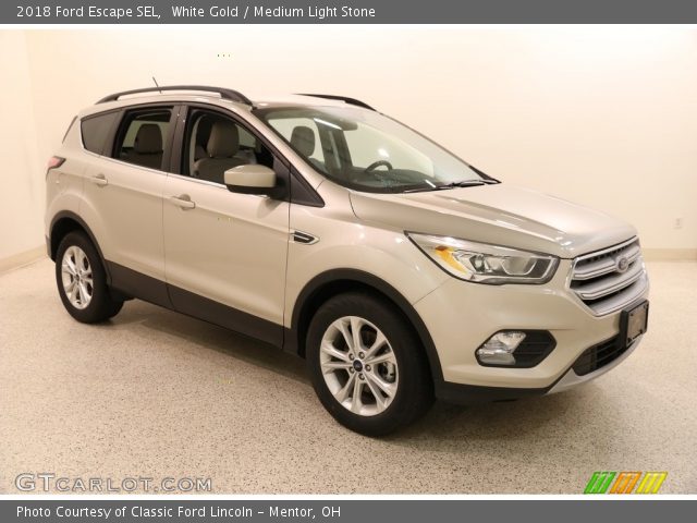 2018 Ford Escape SEL in White Gold