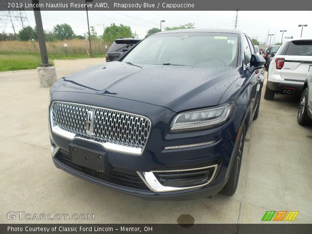 2019 Lincoln Nautilus Reserve AWD in Rhapsody Blue