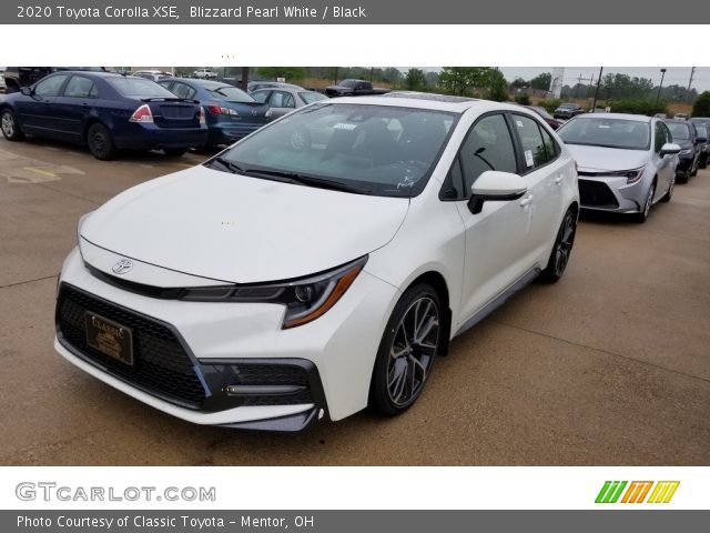 2020 Toyota Corolla XSE in Blizzard Pearl White