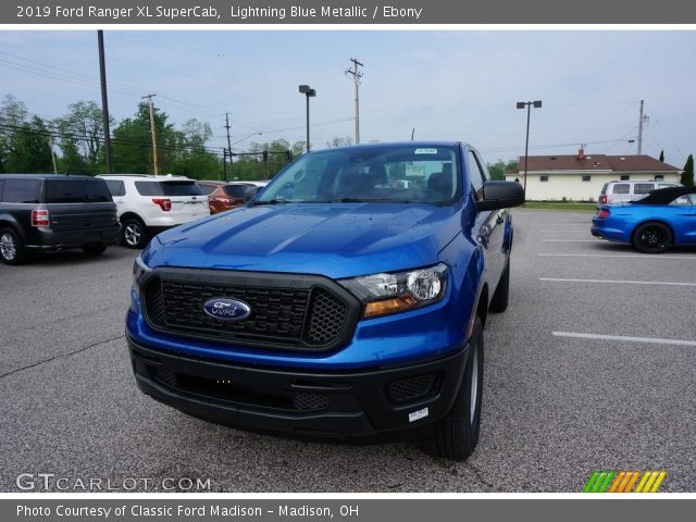 2019 Ford Ranger XL SuperCab in Lightning Blue Metallic