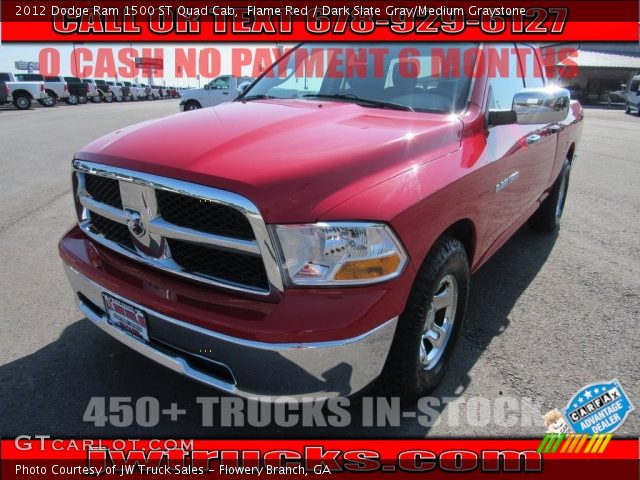 2012 Dodge Ram 1500 ST Quad Cab in Flame Red