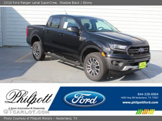 2019 Ford Ranger Lariat SuperCrew in Shadow Black