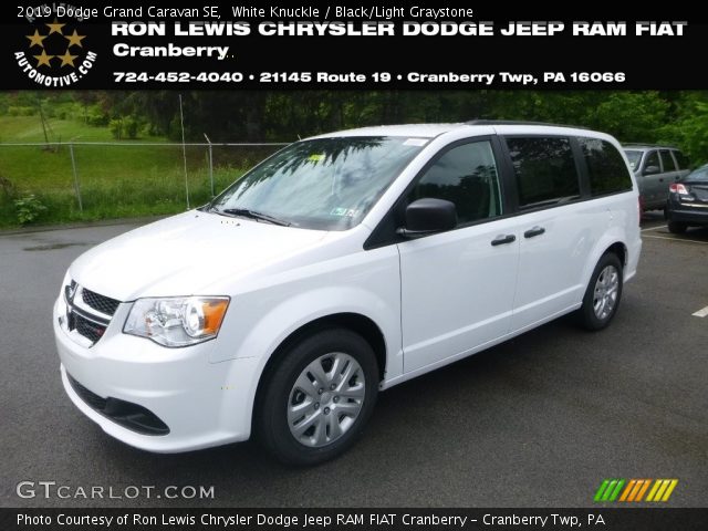 2019 Dodge Grand Caravan SE in White Knuckle