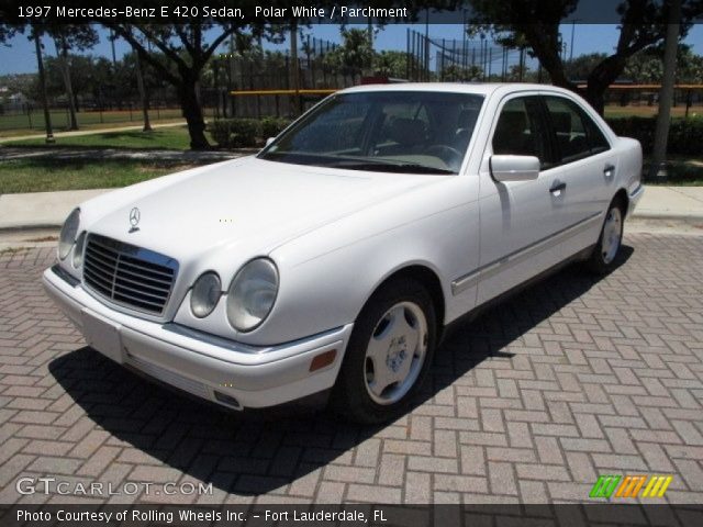 1997 Mercedes-Benz E 420 Sedan in Polar White