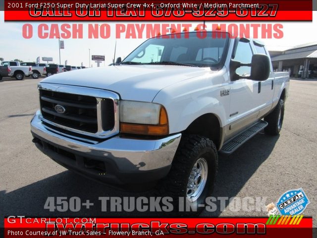 2001 Ford F250 Super Duty Lariat Super Crew 4x4 in Oxford White
