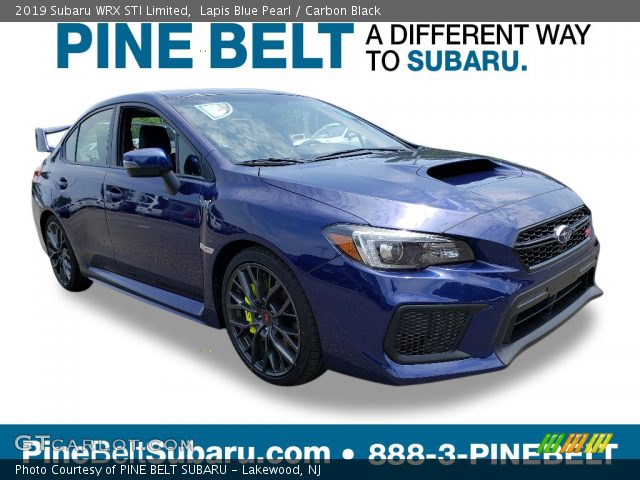 2019 Subaru WRX STI Limited in Lapis Blue Pearl