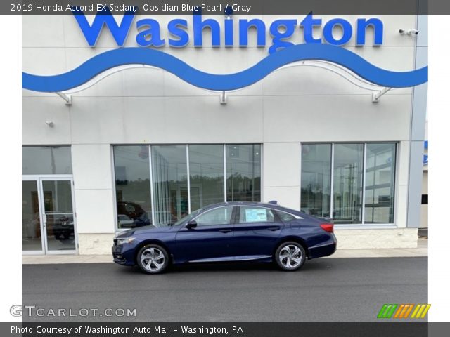 2019 Honda Accord EX Sedan in Obsidian Blue Pearl