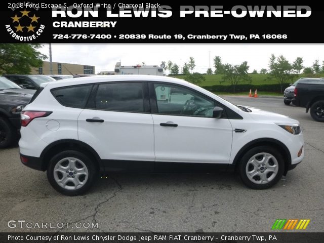 2018 Ford Escape S in Oxford White