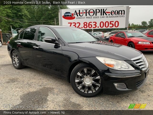 2009 Hyundai Genesis 3.8 Sedan in Black Noir Pearl