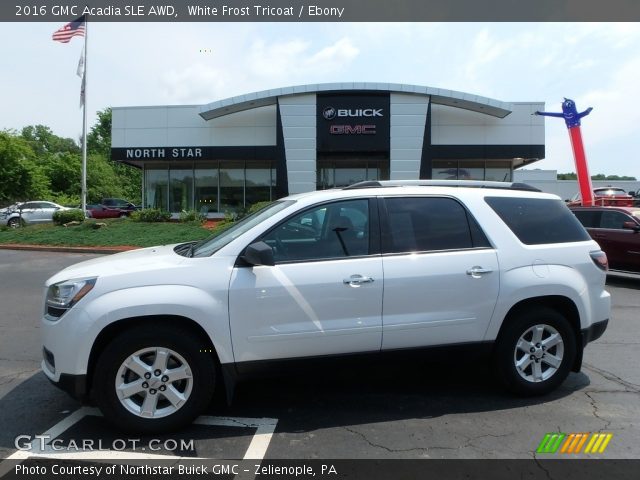 2016 GMC Acadia SLE AWD in White Frost Tricoat