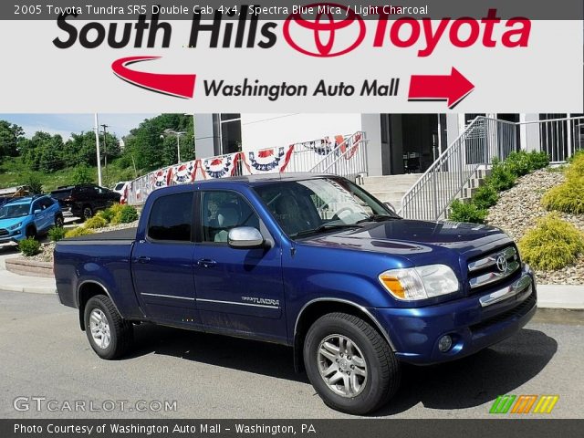 2005 Toyota Tundra SR5 Double Cab 4x4 in Spectra Blue Mica