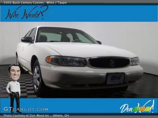 2003 Buick Century Custom in White