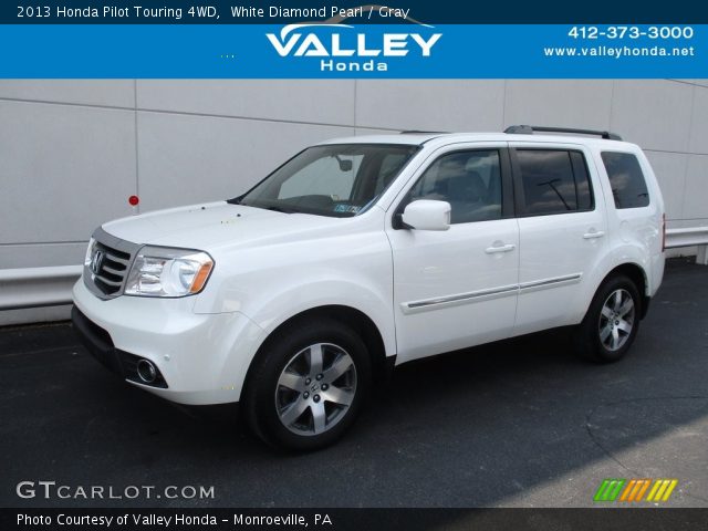 2013 Honda Pilot Touring 4WD in White Diamond Pearl