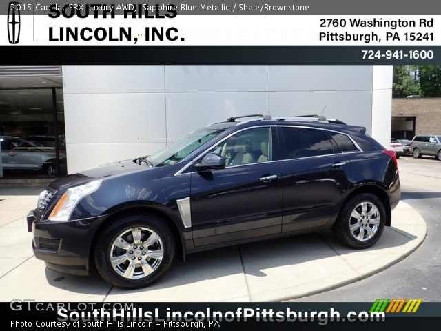 2015 Cadillac SRX Luxury AWD in Sapphire Blue Metallic