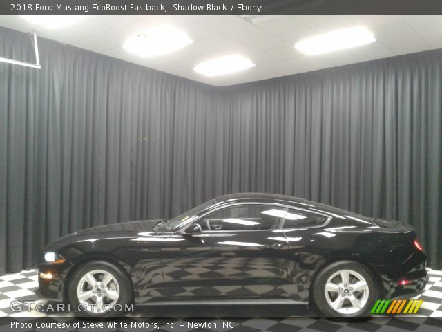 2018 Ford Mustang EcoBoost Fastback in Shadow Black