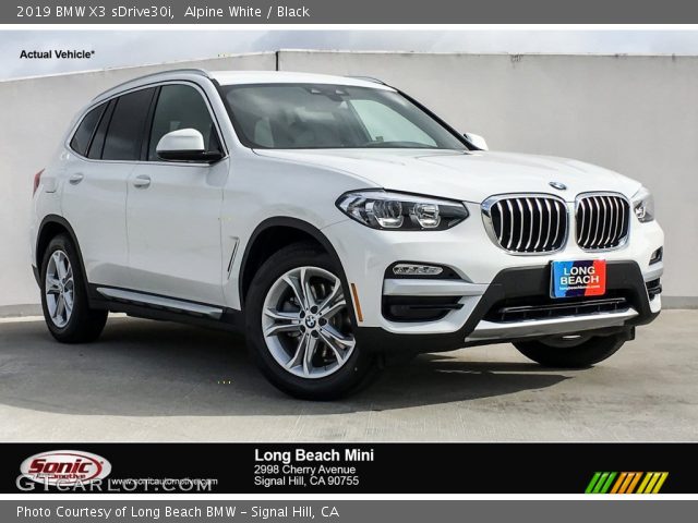 2019 BMW X3 sDrive30i in Alpine White