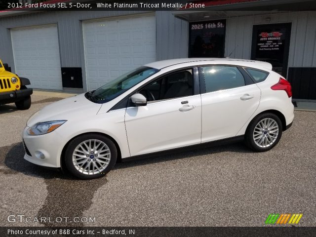 2012 Ford Focus SEL 5-Door in White Platinum Tricoat Metallic