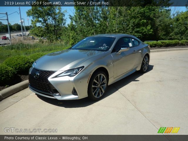 2019 Lexus RC 350 F Sport AWD in Atomic Silver