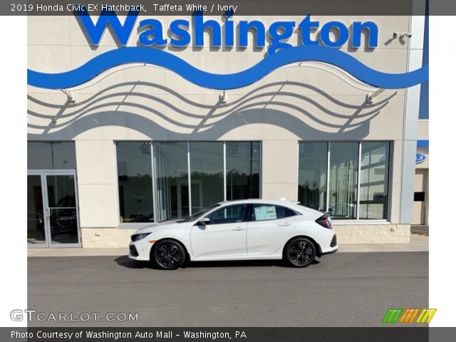 2019 Honda Civic EX Hatchback in Taffeta White