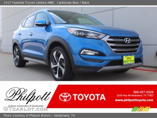 2017 Hyundai Tucson Limited AWD in Caribbean Blue
