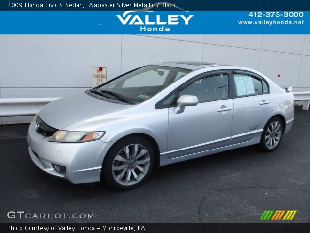 2009 Honda Civic Si Sedan in Alabaster Silver Metallic