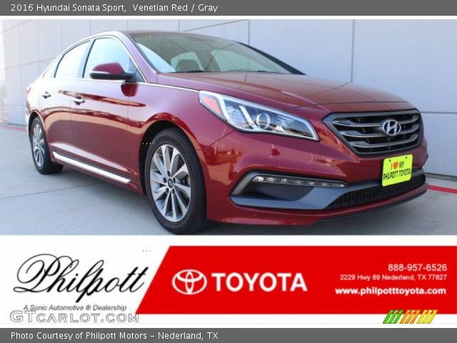 2016 Hyundai Sonata Sport in Venetian Red