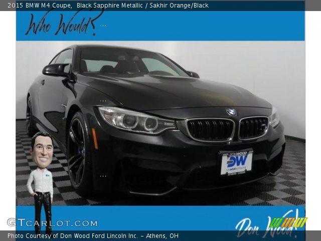 2015 BMW M4 Coupe in Black Sapphire Metallic